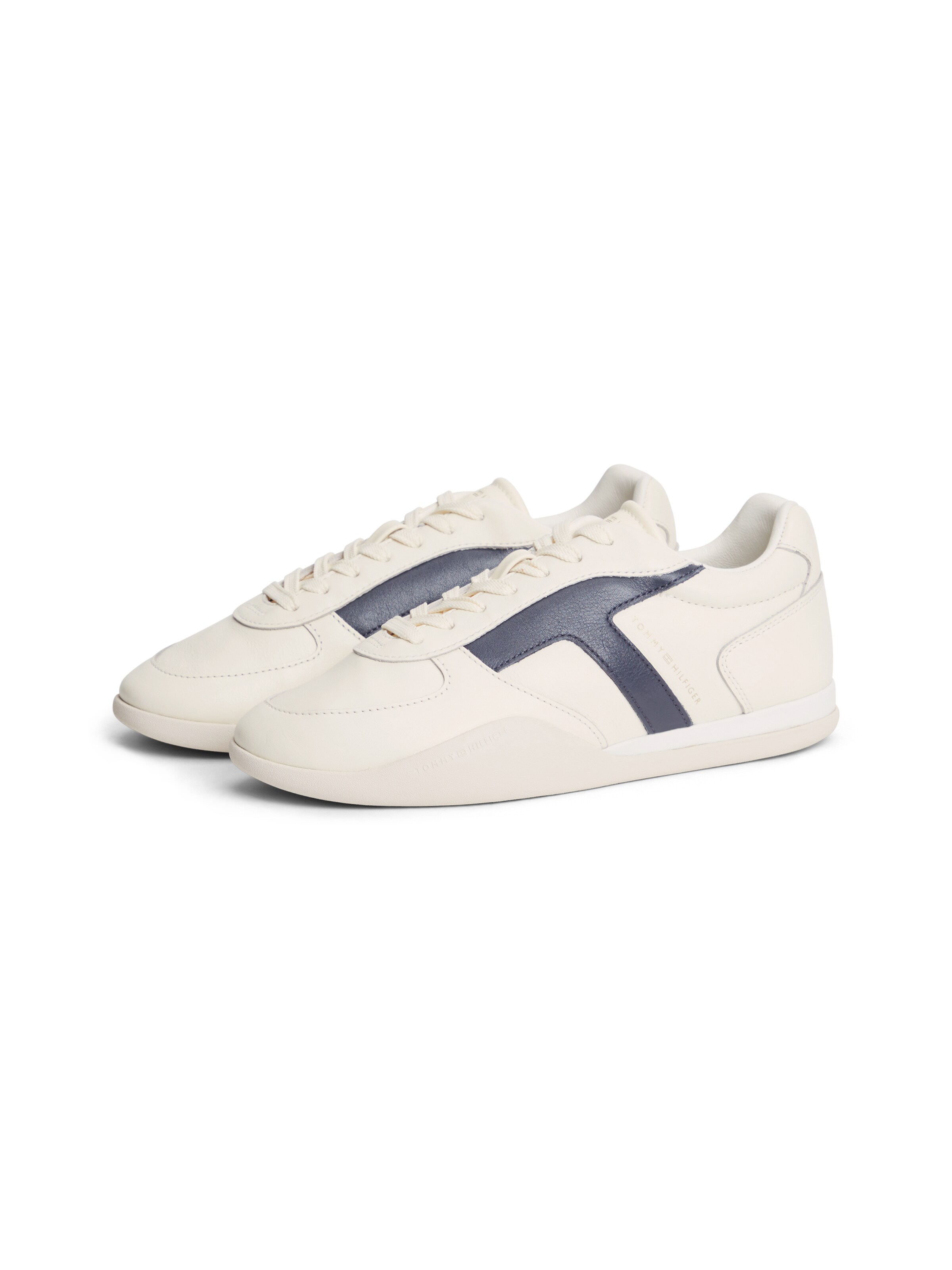 TOMMY HILFIGER Ниски маратонки 'VINTAGE LOW RUNNER' в бежово: отпред