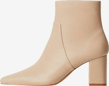 MANGO Ankle Boots 'nilo1' in Beige: front