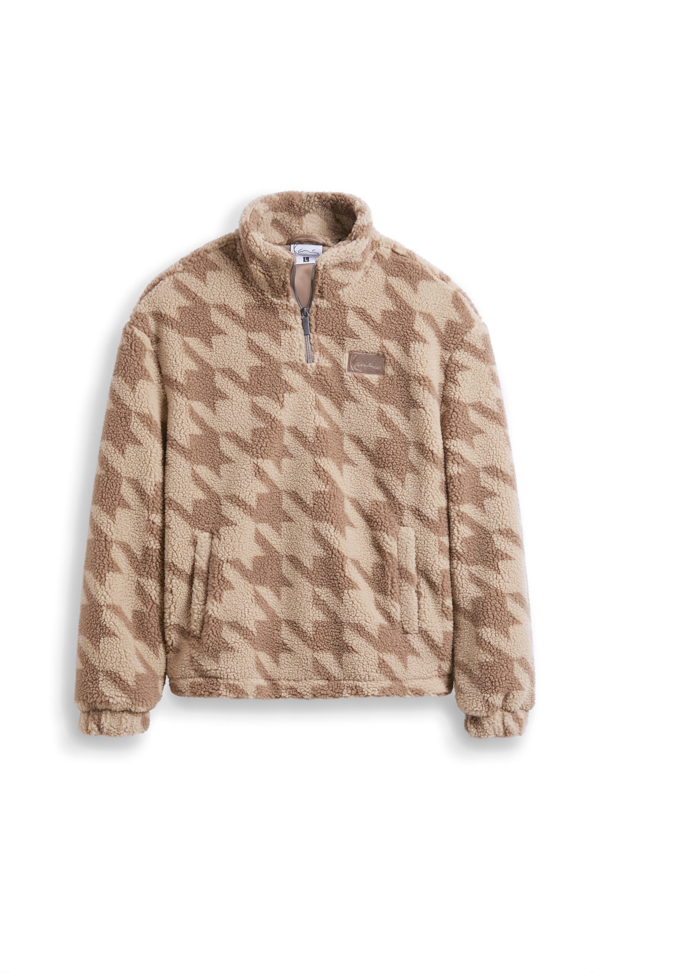 Pullover 'Signature' di Karl Kani in beige: frontale