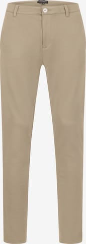 Coupe slim Pantalon chino 'Burch' JEFF en beige : devant