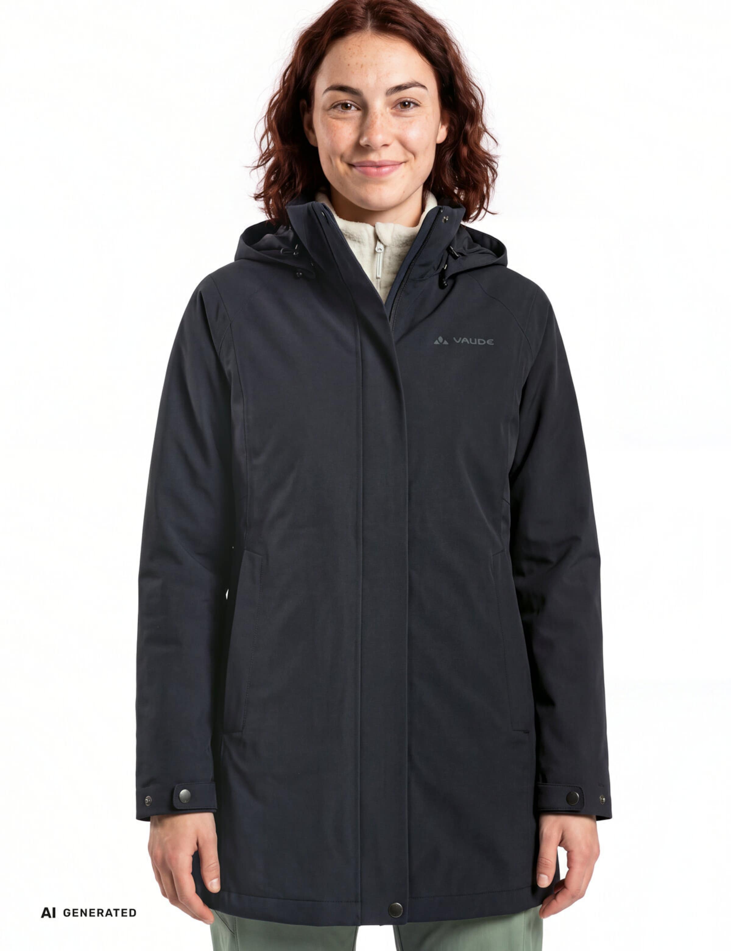 VAUDE Abelia II in Schwarz: Vorderseite