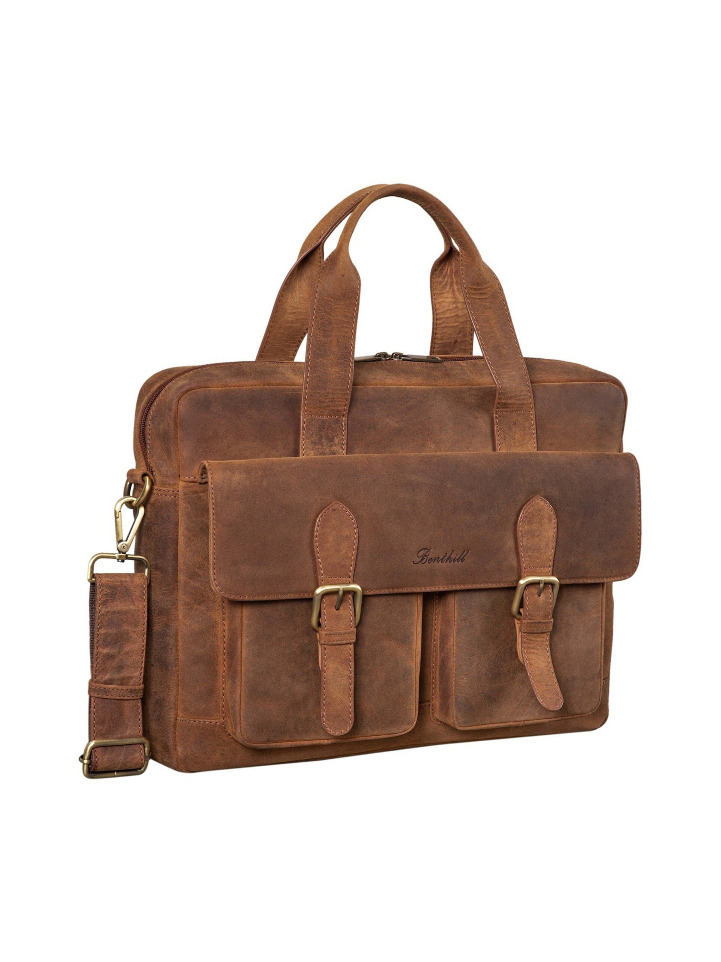 Benthill Briefcase in Brown