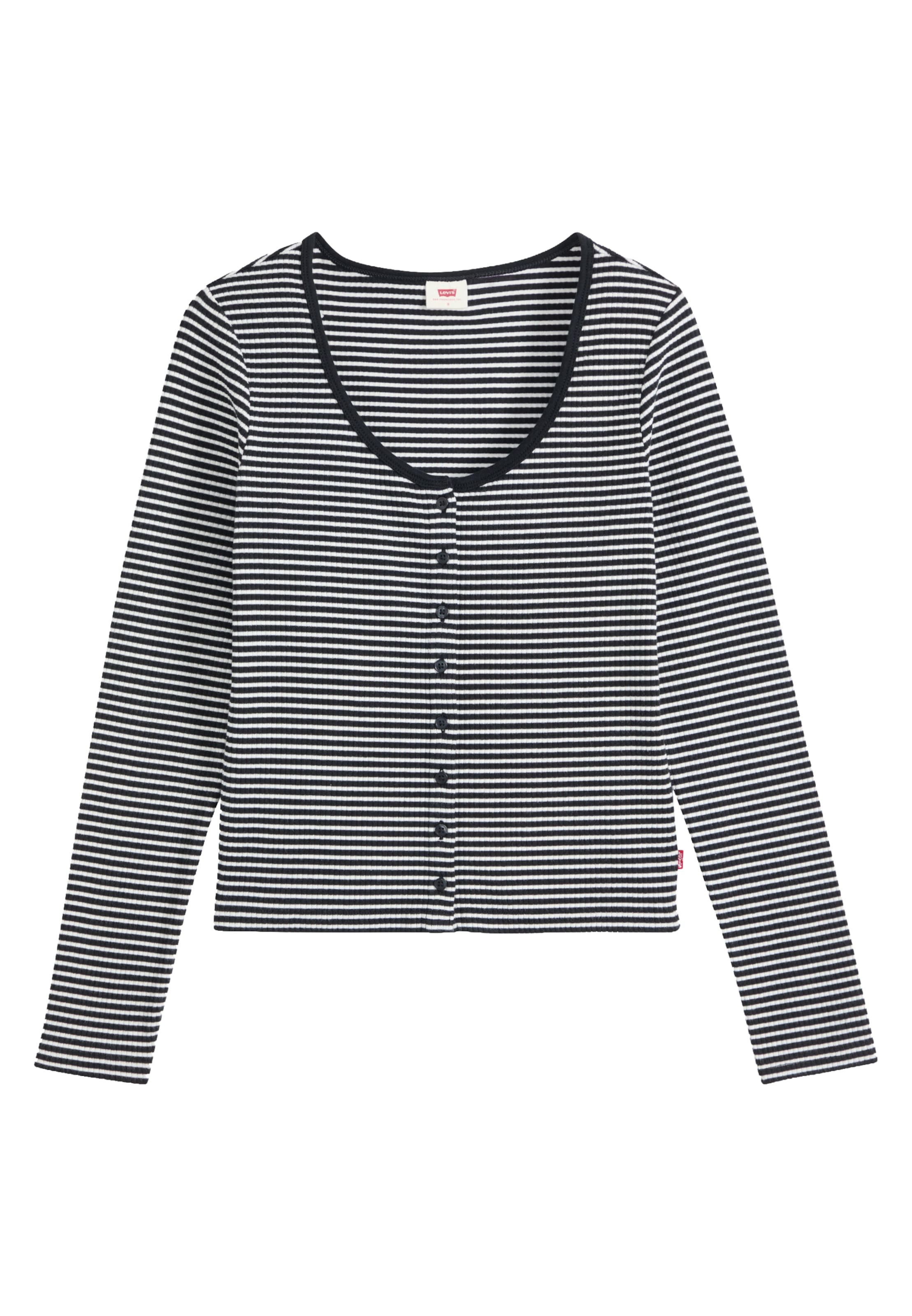 LEVI'S ® Gebreid vest 'AUSTEN' in Grijs: voorkant