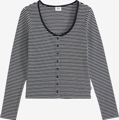LEVI'S ® Knit cardigan 'AUSTEN' in XS in Anthracite / White, Item view