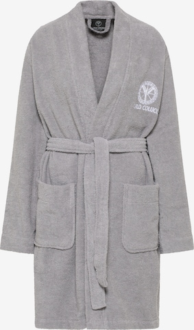 Carlo Colucci Short Bathrobe in Grey: front