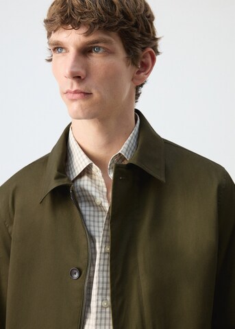 MANGO MAN Between-Season Jacket 'Pascual' in Green