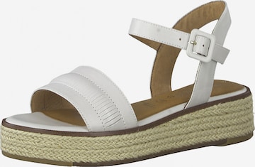 TAMARIS Sandals in White: front