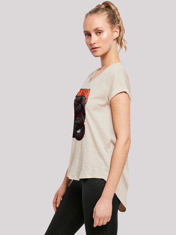 F4NT4STIC Shirt 'Pantera Venomous Snake' in Beige