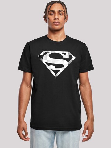 F4NT4STIC Shirt 'DC Comics Superman Spot Logo' in Black: front