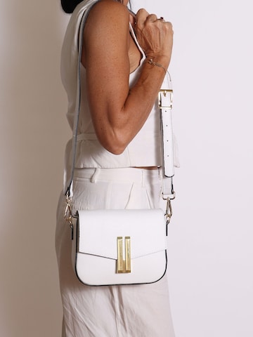 Sac à bandoulière Gave Lux en blanc : devant