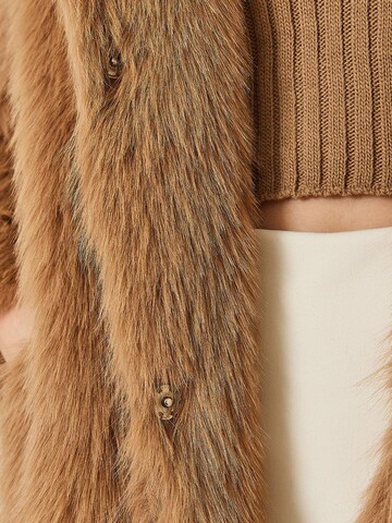 Manteau d’hiver Bianco Lucci en marron