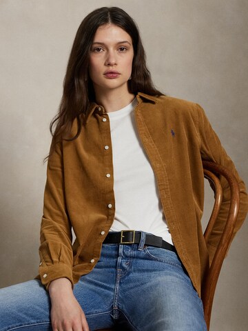 Chemisier Polo Ralph Lauren en marron