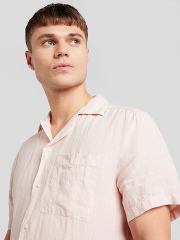 HUGO Comfort fit Button Up Shirt 'Ellino' in Pink