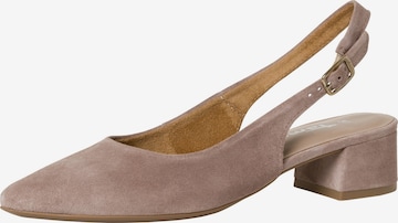 TAMARIS Slingpumps i beige: forside