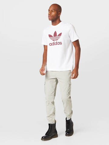 ADIDAS ORIGINALS Shirt 'Adicolor Classics Trefoil' in Wit