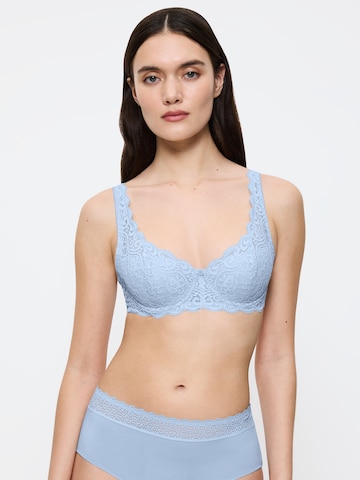 TRIUMPH T-shirt BH ' Amourette ' in Blauw: voorkant