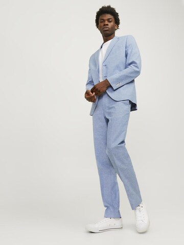 Coupe slim Pantalon à plis 'RIVIERA' JACK & JONES en bleu
