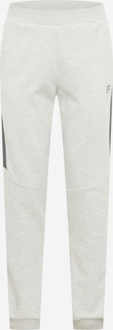 Effilé Pantalon de sport FILA en gris : devant