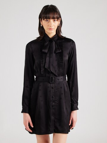 Abito camicia di The Kooples in nero: frontale