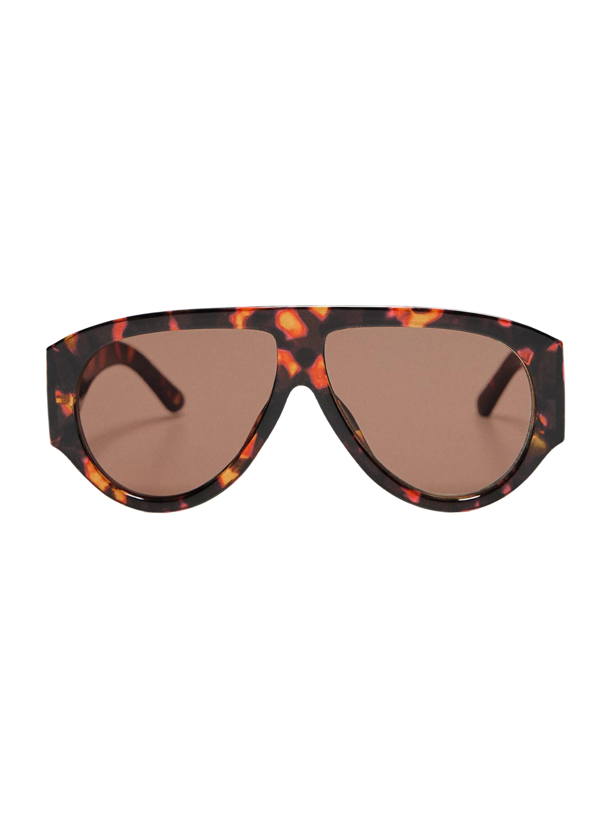 Bershka Sunglasses in Brown / Yellow / Orange, Item view
