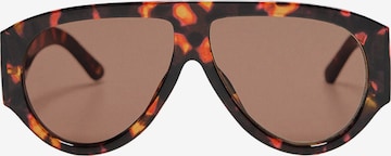 BershkaSunčane naočale - smeđa boja: prednji dio