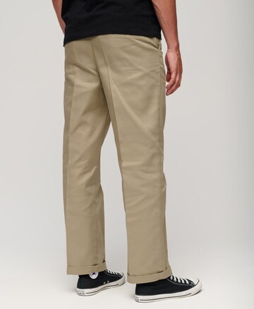 Superdry Loose fit Chino Pants in Beige