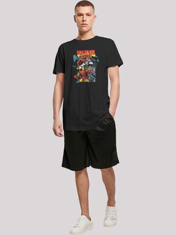 T-Shirt 'Marvel Comics Trio Pose -BLK' F4NT4STIC en noir