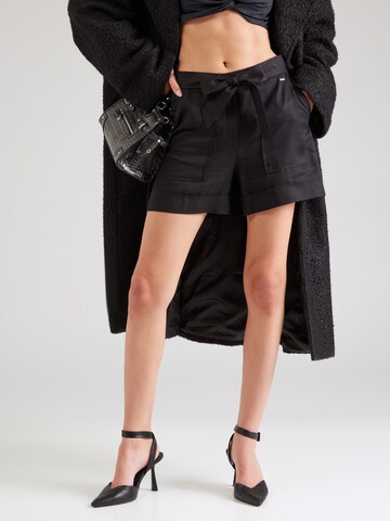 GUESS Обычный Штаны 'NEW NINA' в Черный: спереди