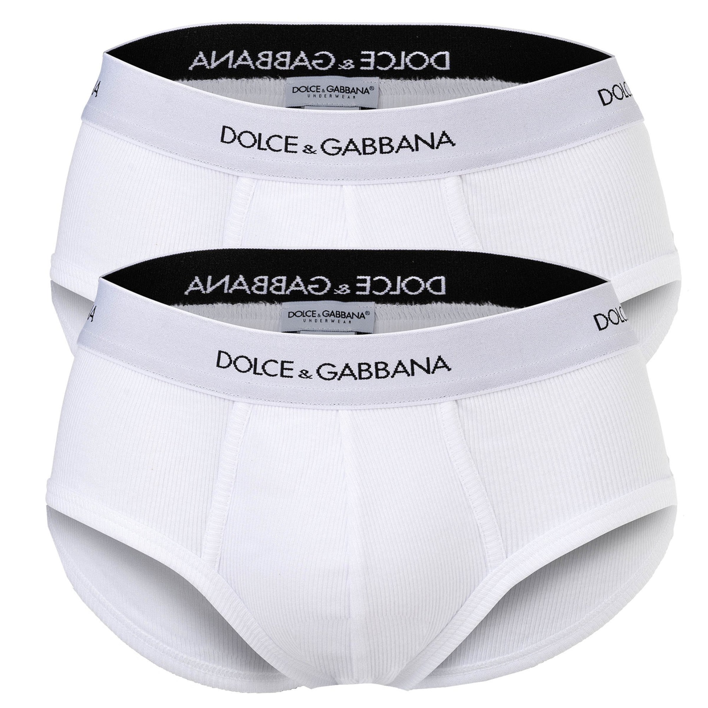 Slip di DOLCE & GABBANA in bianco: frontale