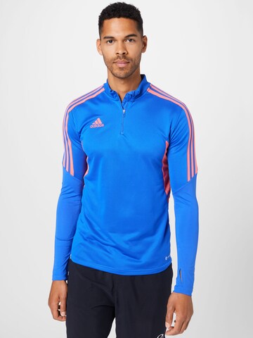 Pull-over de sport 'Condivo 22 Predator' ADIDAS SPORTSWEAR en bleu : devant