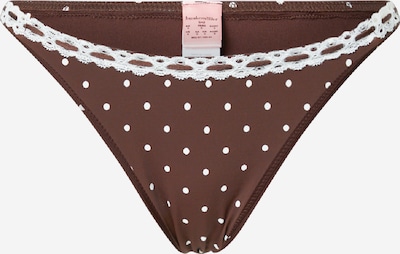 Hunkemöller Bikini donji dio 'Algarve' veličine XS u smeđa / bijela, Pregled proizvoda