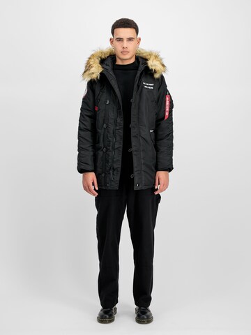 ALPHA INDUSTRIES Winter Parka 'N3B Airborne' in Black