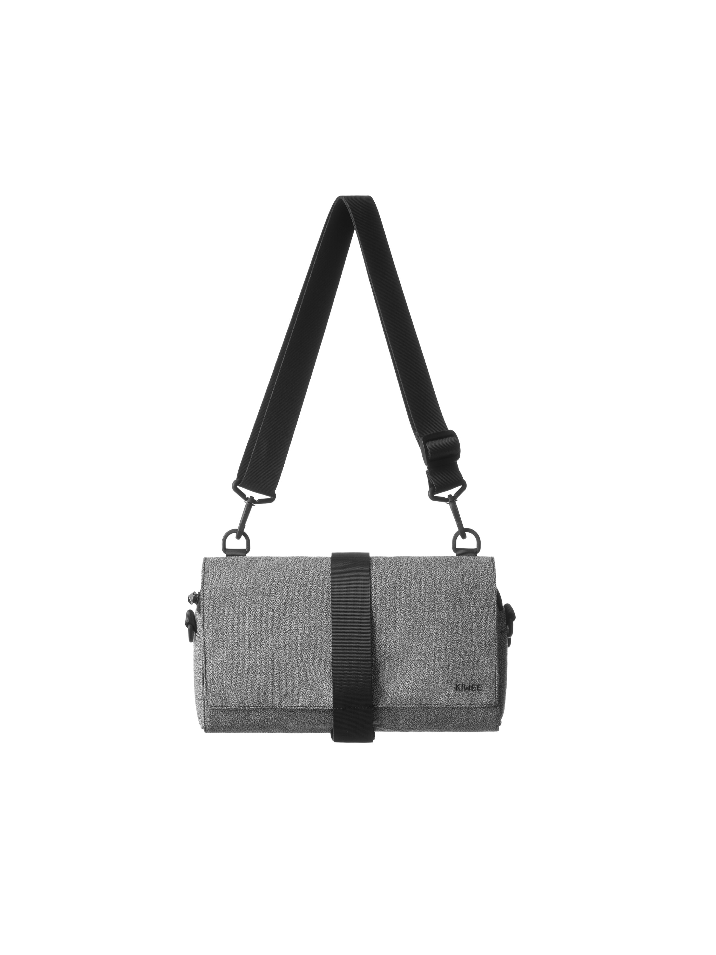 KIWEE Schoudertas 'Triangle Sling' in Grijs: voorkant