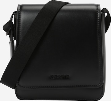 Calvin Klein Tasche 'Eckige' in Schwarz: predná strana