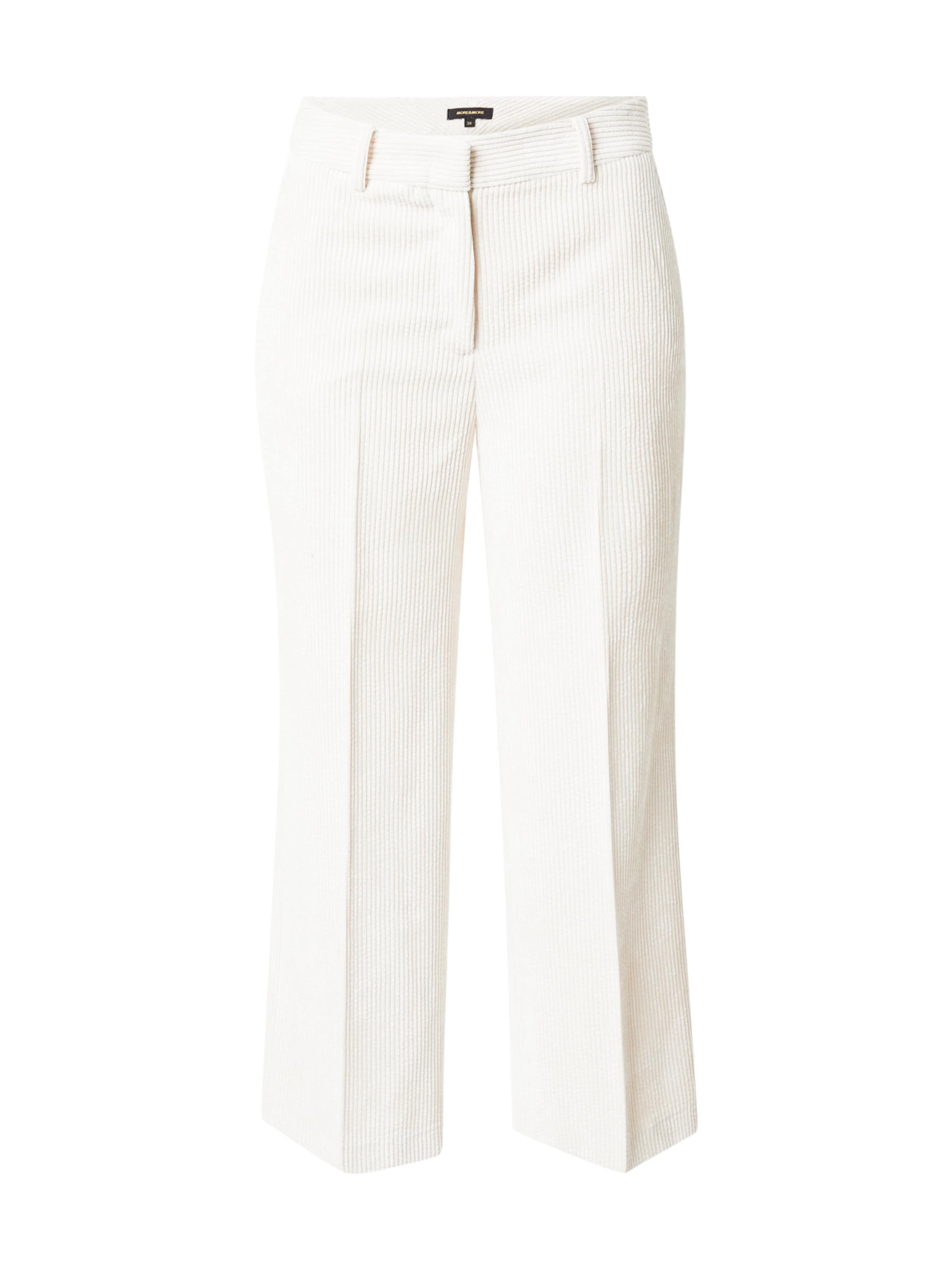 MORE & MORE Wide leg Pantalon in Beige: voorkant