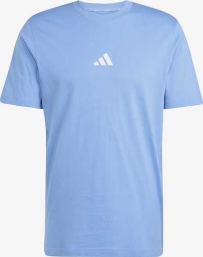 S dydžio Sportiniai marškinėliai 'Essentials' iš ADIDAS SPORTSWEAR, spalva – dangaus žydra / balta, Prekių apžvalga