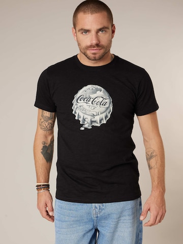 Deeluxe Shirt ' TASTY ' in Zwart: voorkant