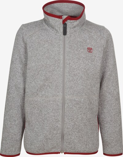ELKLINE Fleece Jacket in Light grey / Red, Item view
