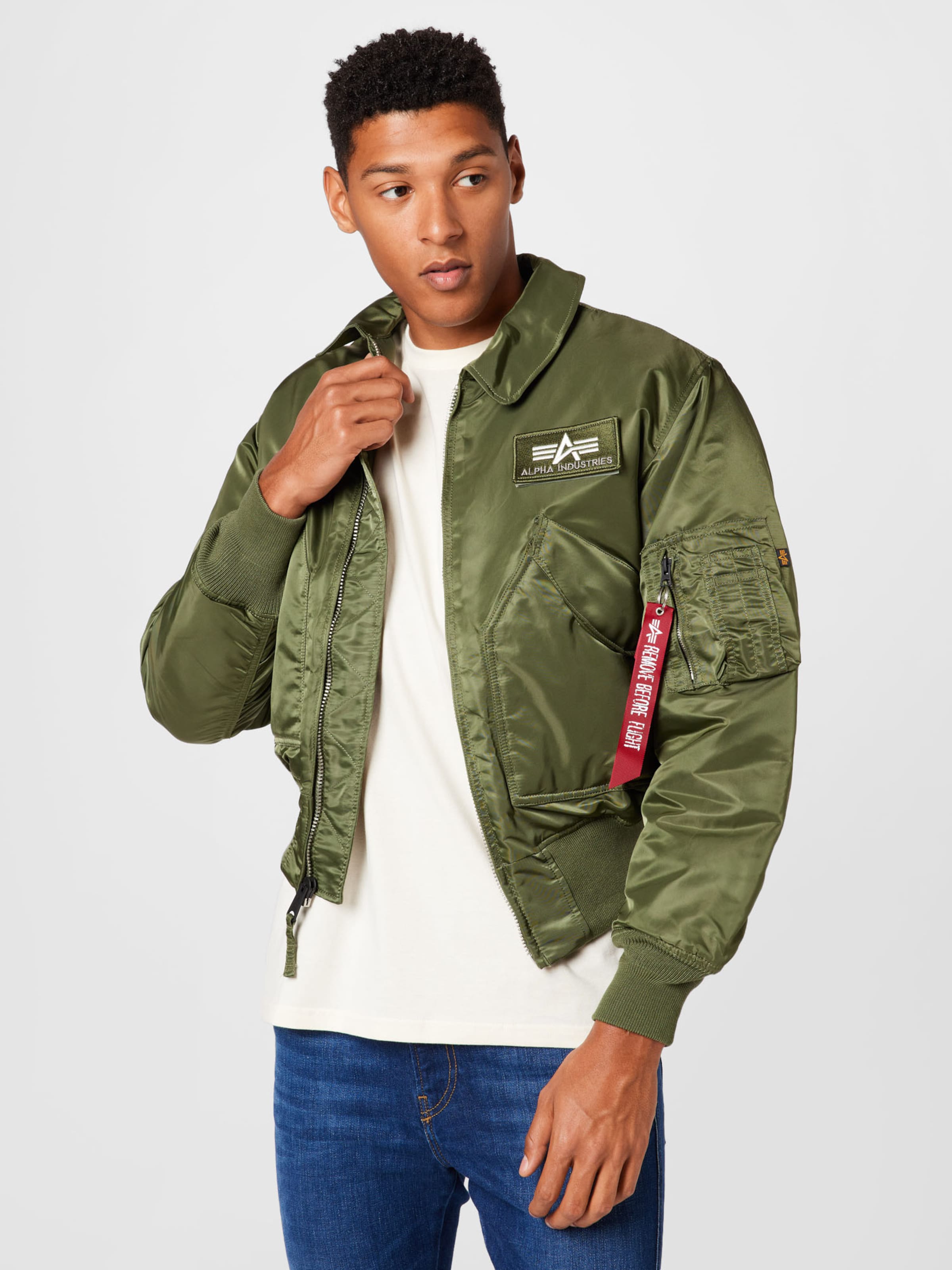 Alpha industries denim jacket online