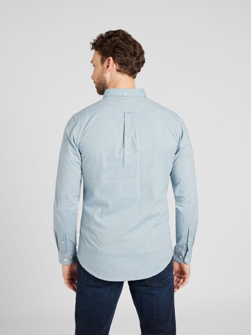 FARAH - Regular Fit Camisa 'STEEN' em azul