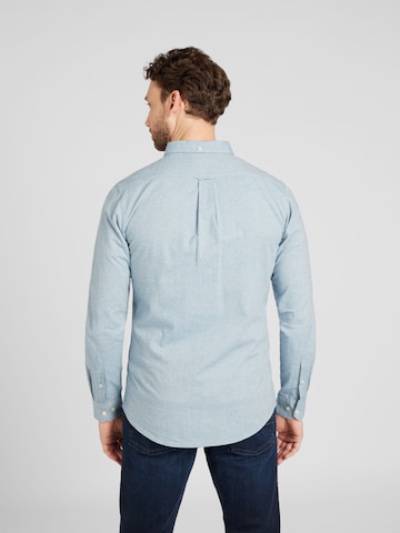 FARAH Regular fit Button Up Shirt 'STEEN' in Blue