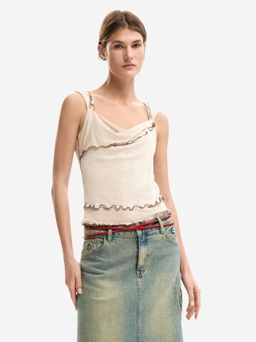 Desigual - Top 'TS_VILNA 26SWTK24' en beige: frente