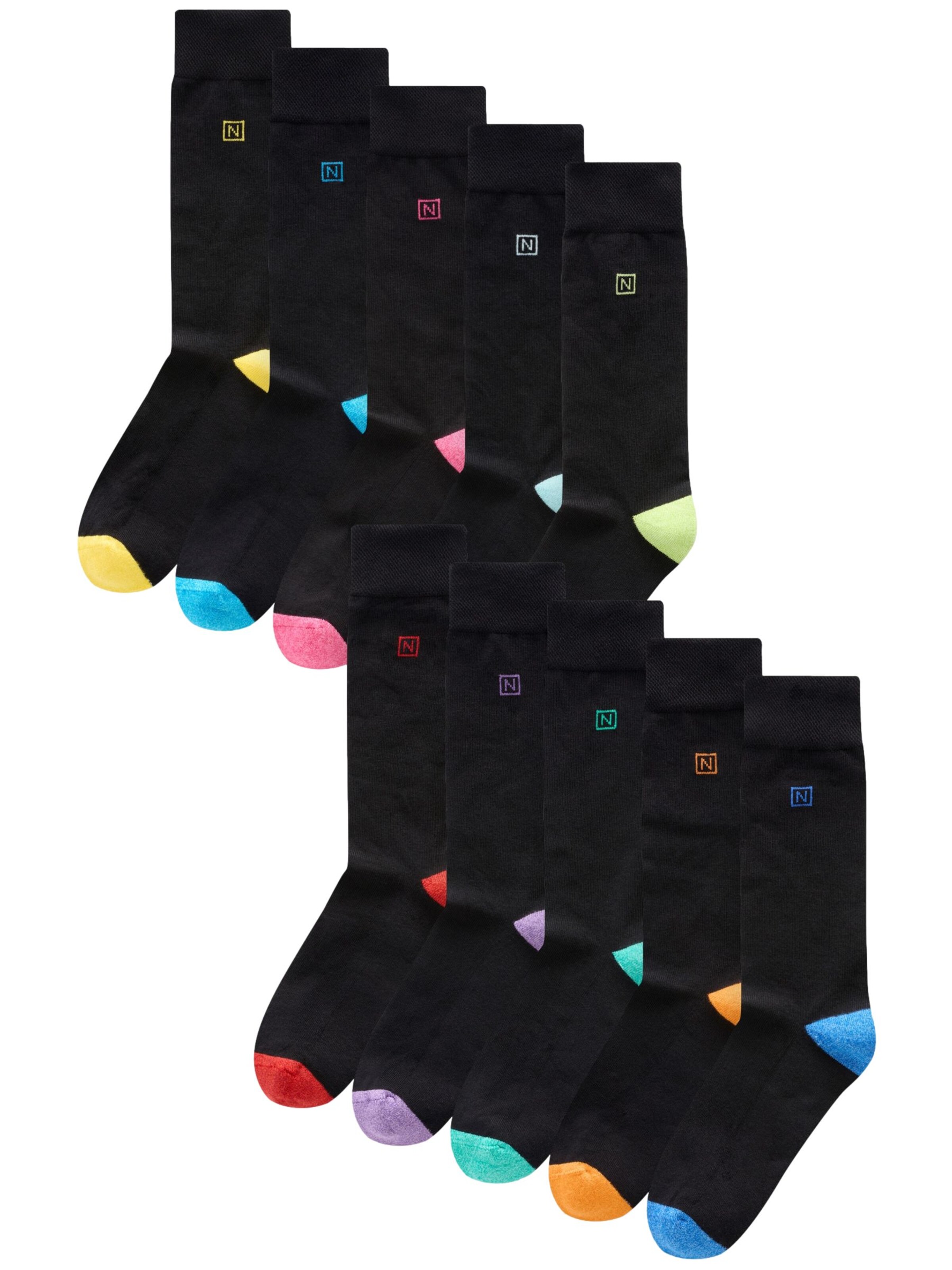 Next Zokni - fekete: elől