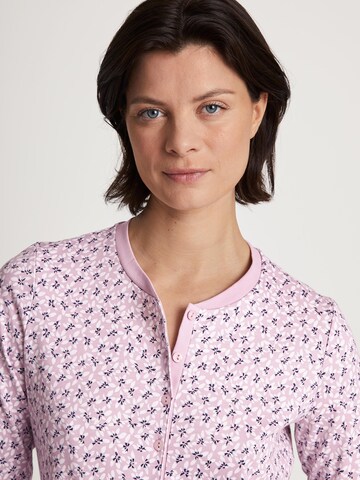 CALIDA Pyjama 'Midnight Flowers'‌‌‌‌‌‌‌ in Lila