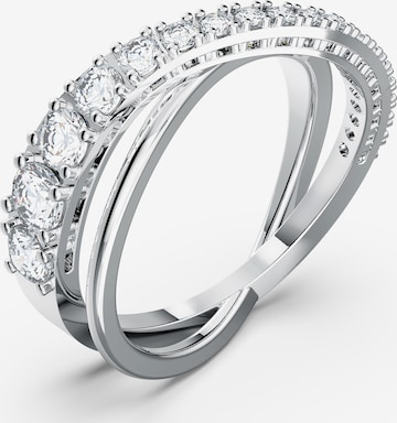 Swarovski Ring 'Twist Rows' in Zilver