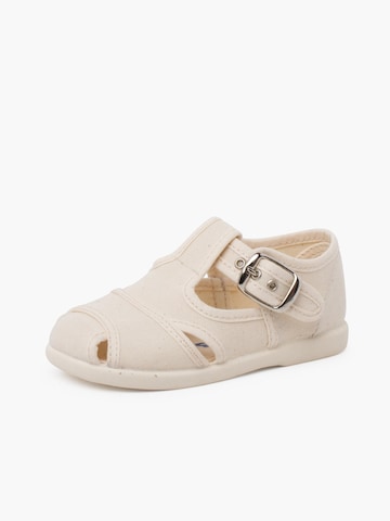 Pisamonas First-step shoe in Beige: front