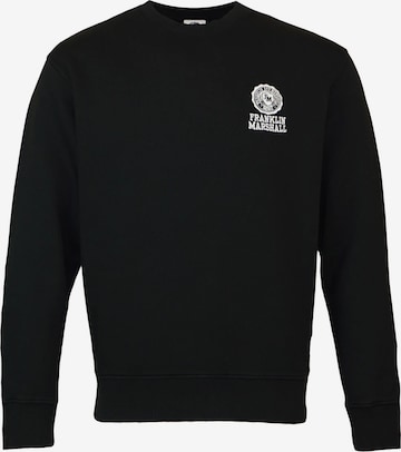 FRANKLIN & MARSHALL Sweatshirt in Black: front