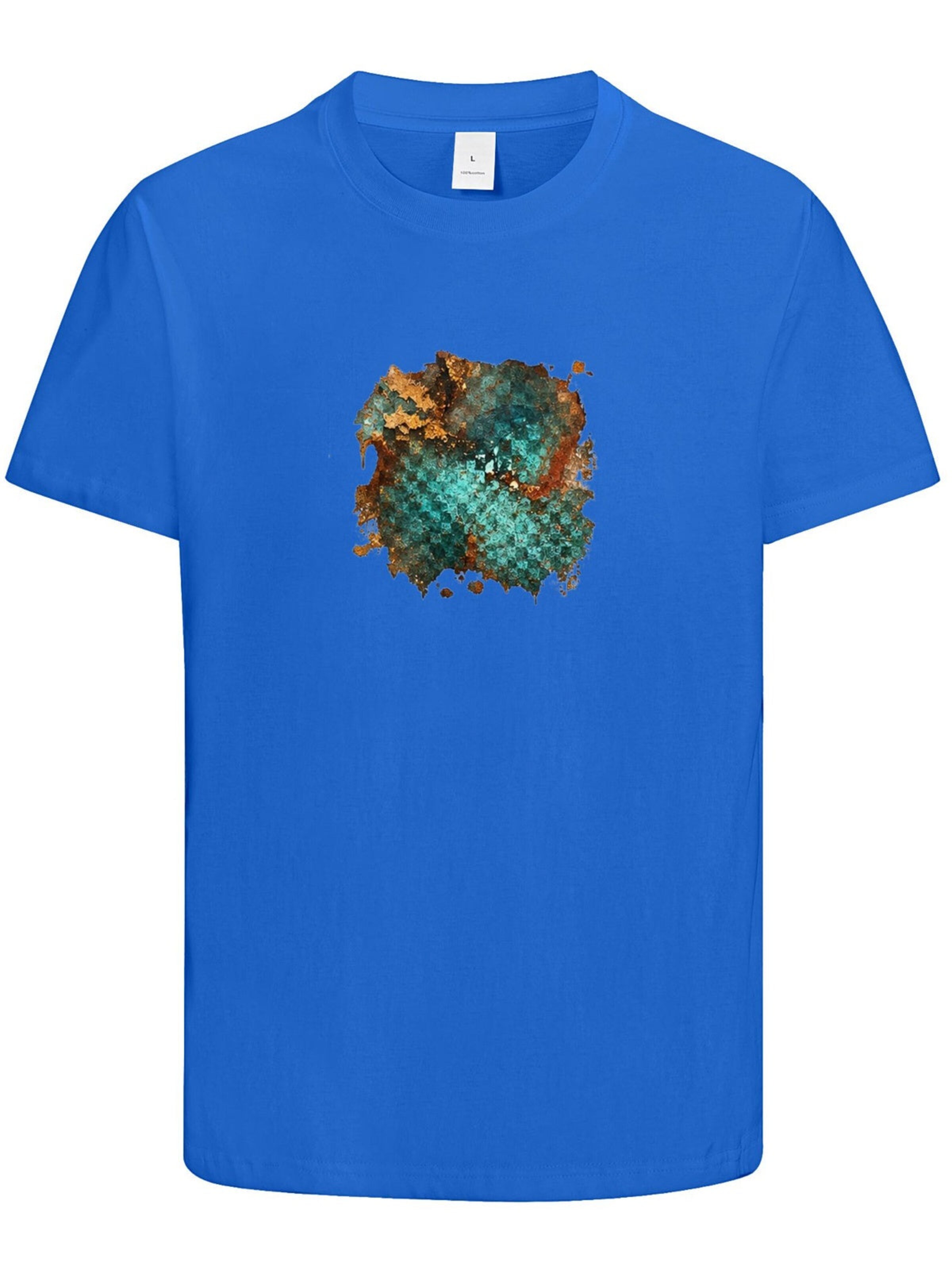 HUSKSWARE Shirt 'Grafik'‌ in Blau: Vorderseite