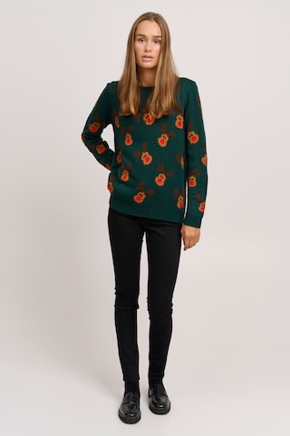 Oxmo Sweater 'Christel' in Green