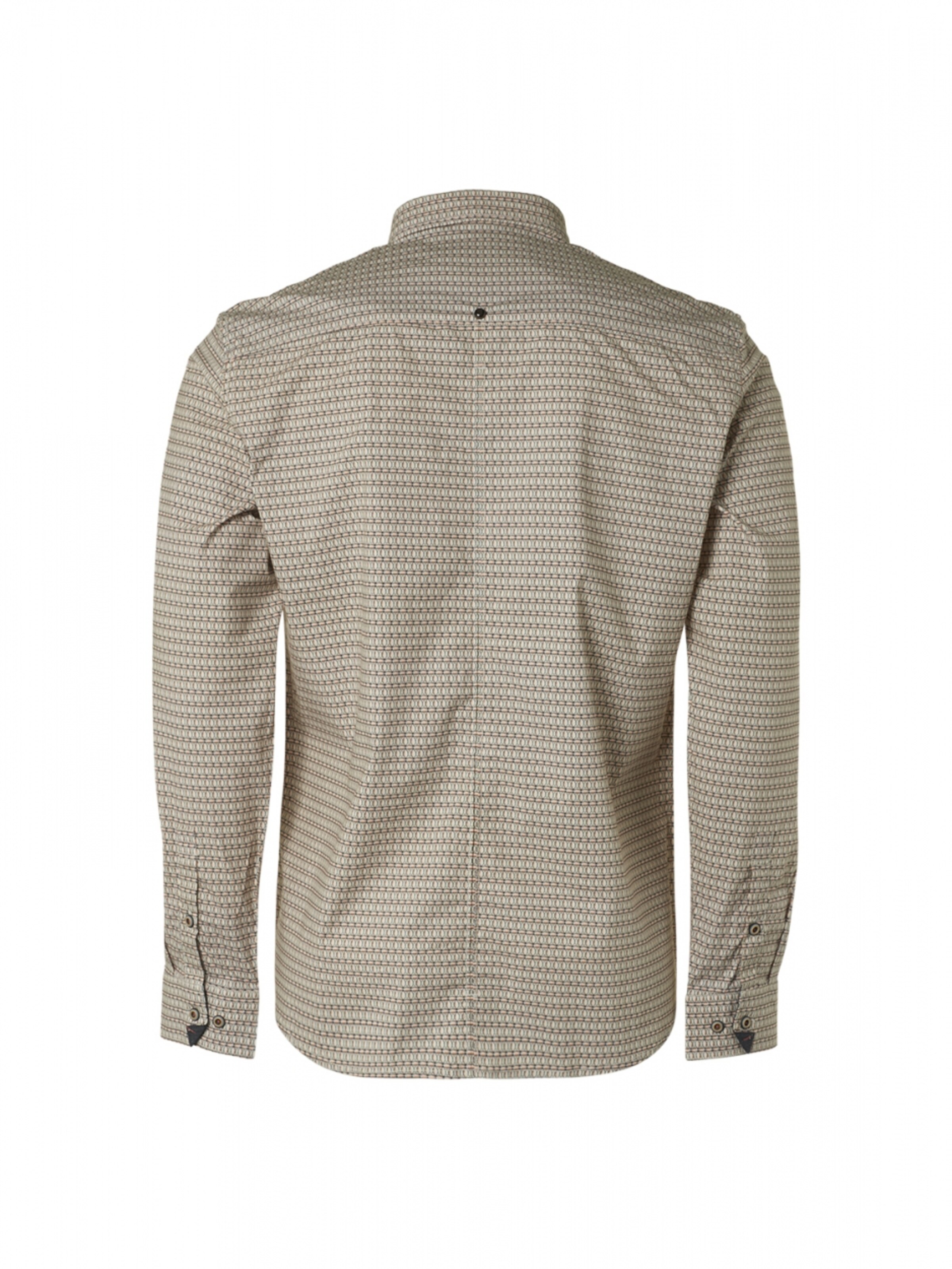 No Excess Regular fit Button Up Shirt in Beige